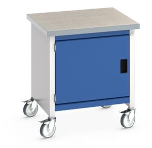 Lino Top Bott Mobile Bench 750Wx750Dx840mmH - 1 x Cupboard 750mm Wide Moveable Engineers Storage Bench with drawers and Cabinets 17/41002087.11 Lino Top Bott Mobile Bench 750Wx750Dx840mmH 1 x Cupboard.jpg